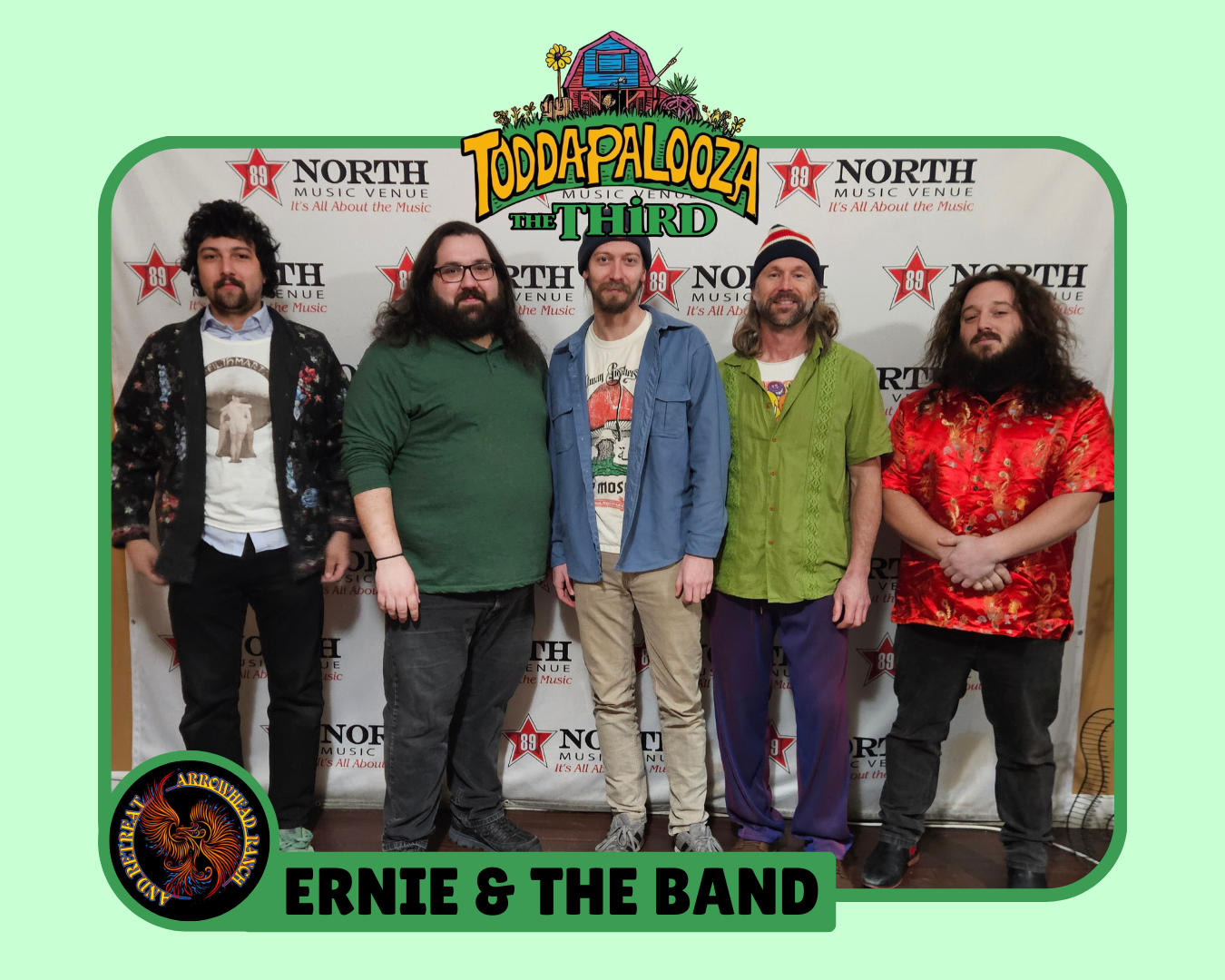 TODDAPALOOZA the THIRD — Ernie & The Band